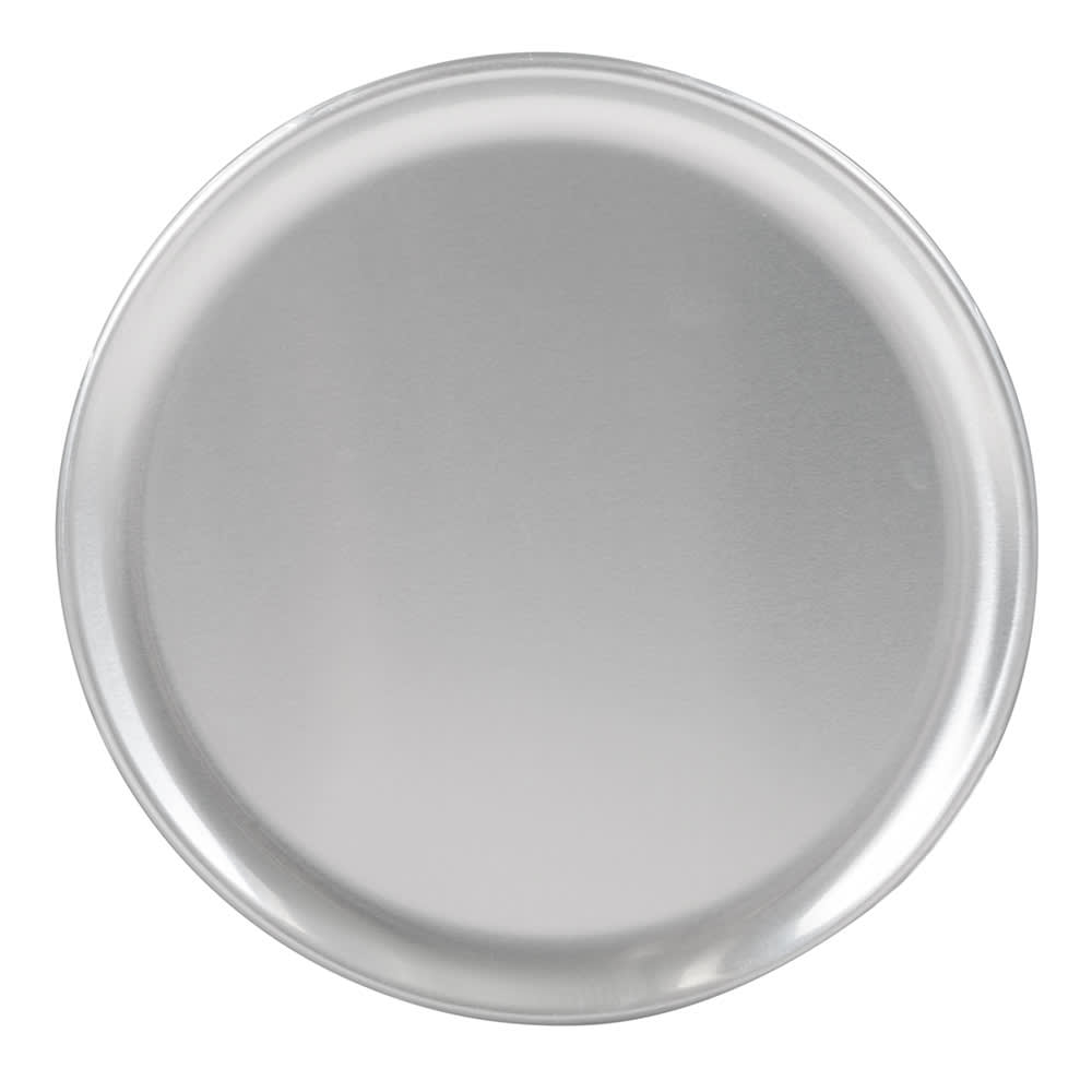 Winco APZC-8 8" Round Coupe Pizza Pan, Aluminum