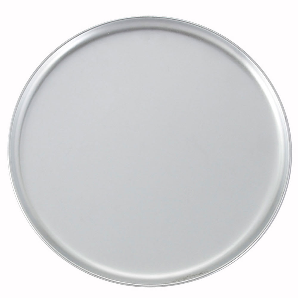 Winco APZC-9 9" Round Coupe Pizza Pan, Aluminum