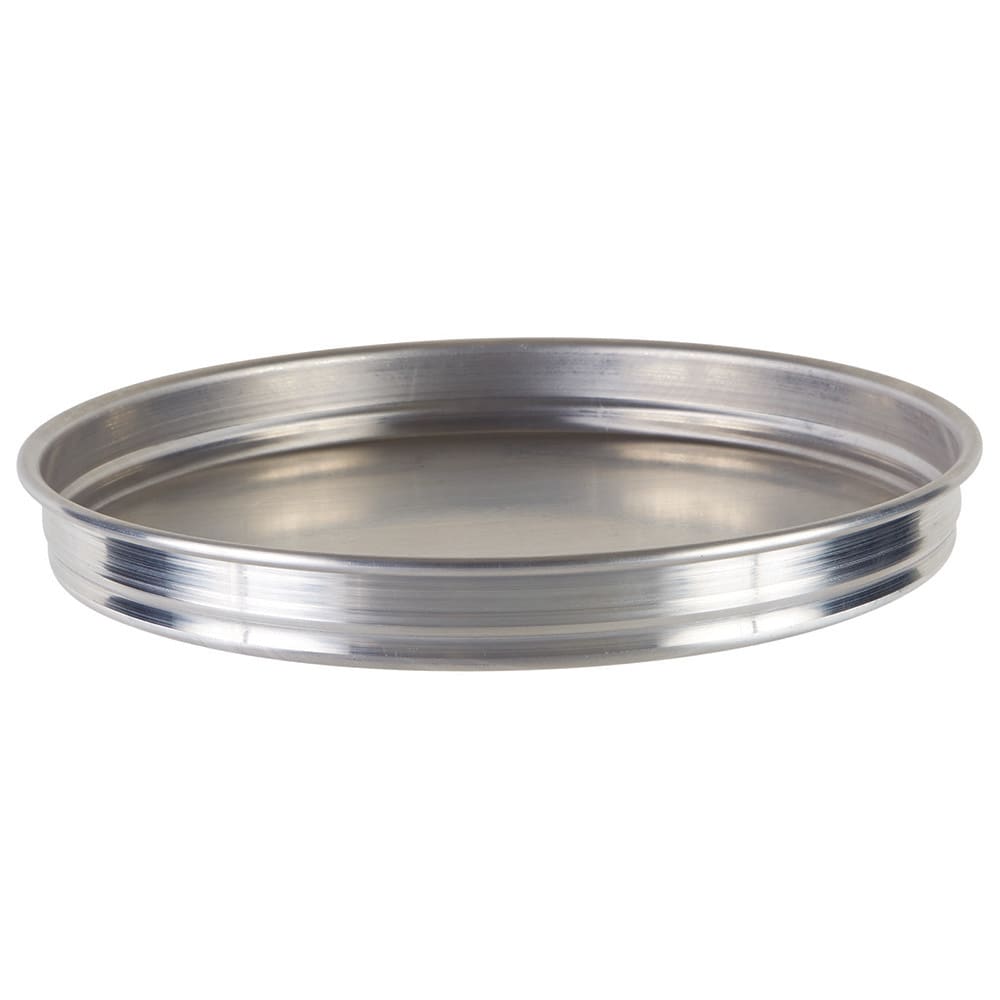 Winco APZK-1015 10" Round Pizza Pan - 1 1/2" Deep, Aluminum