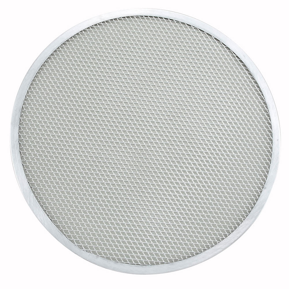 Winco APZS-13 13" Seamless Pizza Screen, Aluminum