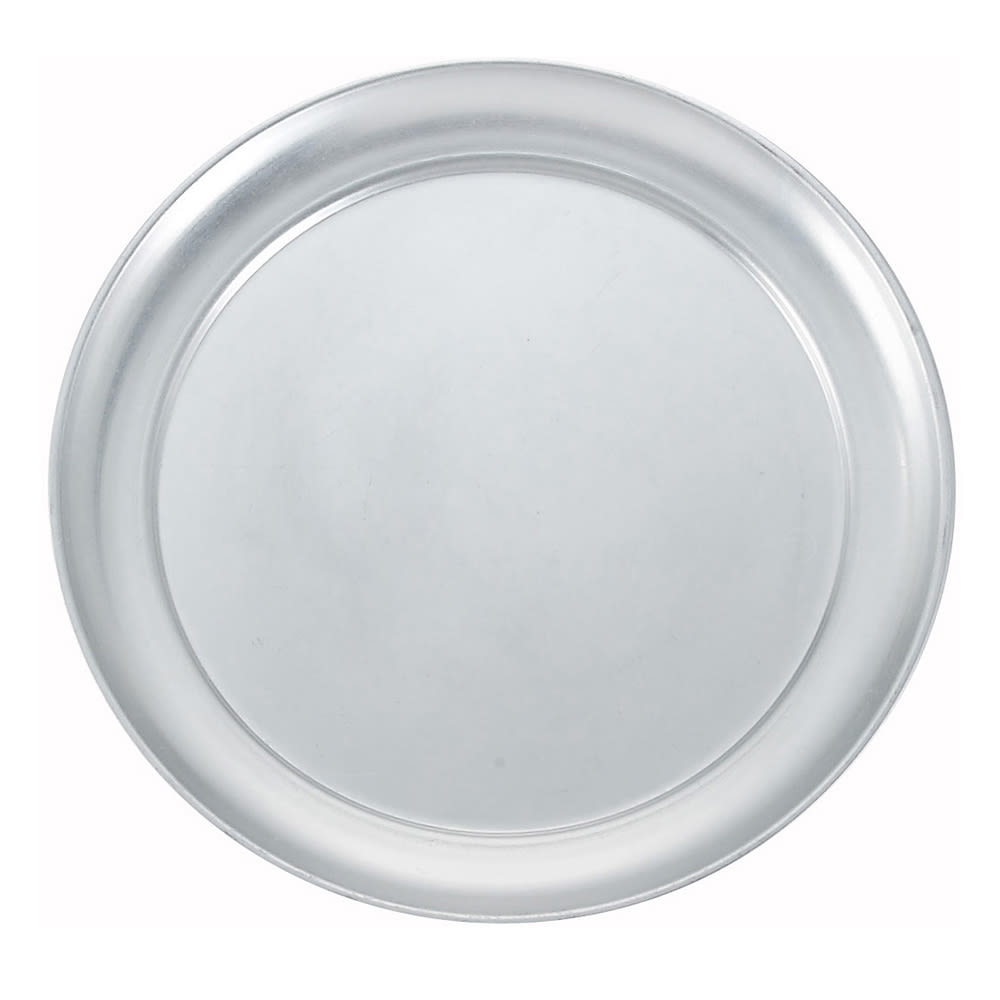 Winco APZT-7 7" Round Wide Rim Pizza Pan, Aluminum