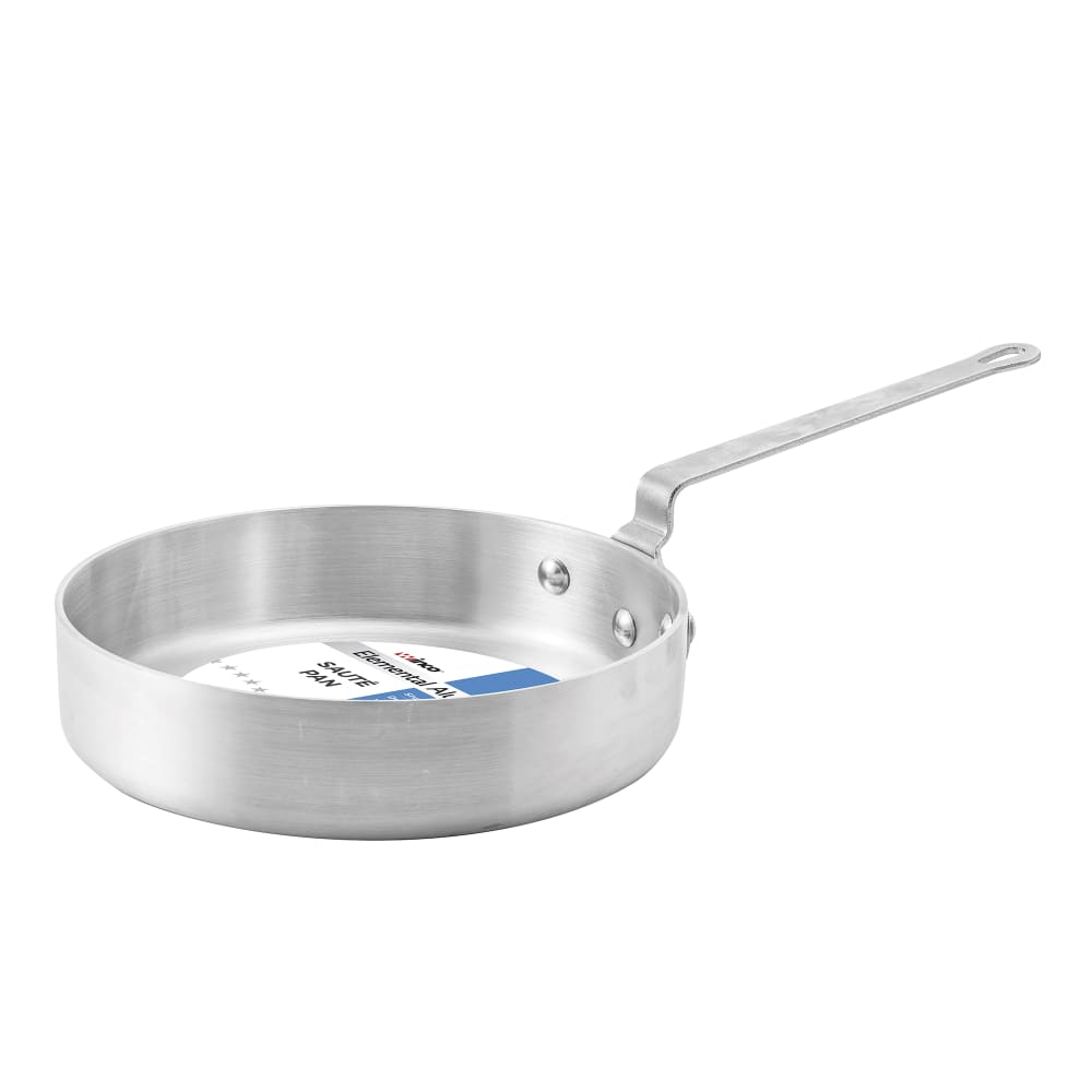 Winco ASET-3 3 qt Aluminum Saute Pan