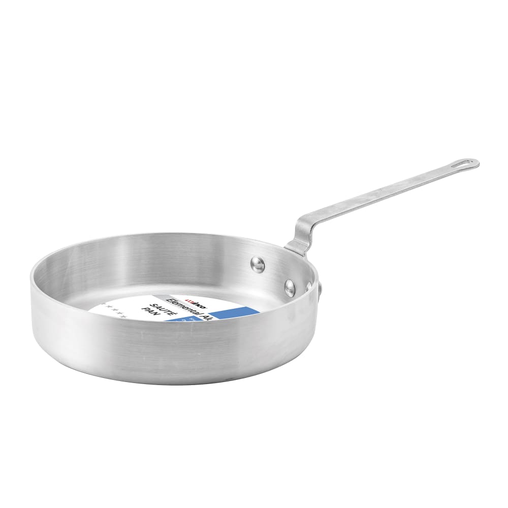 Winco ASET-5 5 qt Aluminum Saute Pan