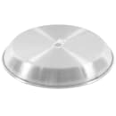 Winco ASFT-12 12" Round Seafood Tray - Brushed Aluminum thumbnail 6
