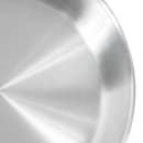Winco ASFT-12 12" Round Seafood Tray - Brushed Aluminum thumbnail 7