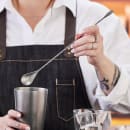 Winco BABS-12CS 12" Bar Spoon w/ Teardrop End, Crafted Steel Finish thumbnail 3