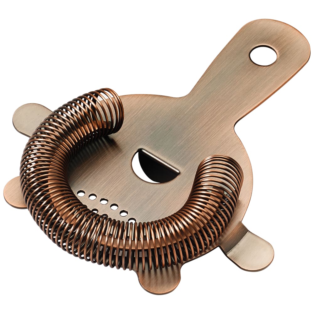 Winco BABS-6AC 4 Prong Bar Strainer - Stainless Steel, Antique Copper Finish