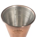 Winco BAJ-9AC Double Jigger - 1 & 2 oz, Stainless Steel, Antique Copper Finish thumbnail 4