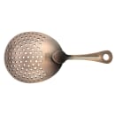 Winco BAJS-6AC Julep Strainer - Stainless Steel, Antique Copper Finish thumbnail 2