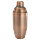 Winco BASS-24AC 24 oz Stainless Steel Shaker Set, Antique Copper Finish thumbnail 2