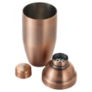 Winco BASS-24AC 24 oz Stainless Steel Shaker Set, Antique Copper Finish thumbnail 4