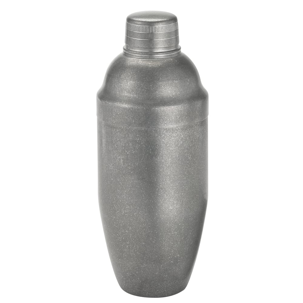 Winco BASS-24CS 24 oz Stainless Steel Shaker Set, Crafted Steel Finish