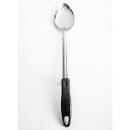 Winco BHOP-15 15" Solid Basting Spoon w/ Stop Hook & Black Plastic Handle, Stainless thumbnail 3