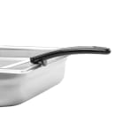Winco BHOP-15 15" Solid Basting Spoon w/ Stop Hook & Black Plastic Handle, Stainless thumbnail 8