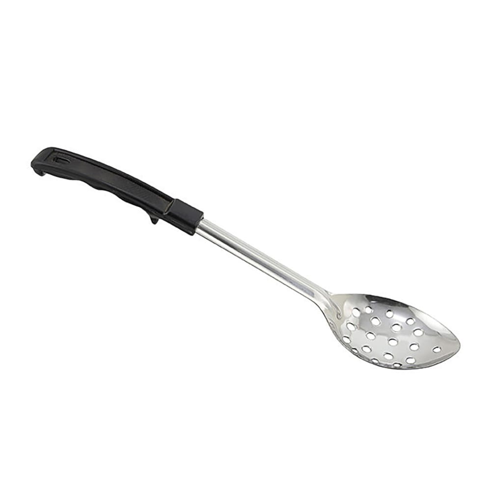 Winco BHPN-13 13" Perforated Basting Spoon w/ Stop Hook, Stainless