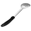 Winco BHPP-13 13" Perforated Basting Spoon w/ Stop Hook & Black Plastic Handle, Stainless thumbnail 4