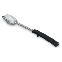 Winco BHPP-13 13" Perforated Basting Spoon w/ Stop Hook & Black Plastic Handle, Stainless thumbnail 8