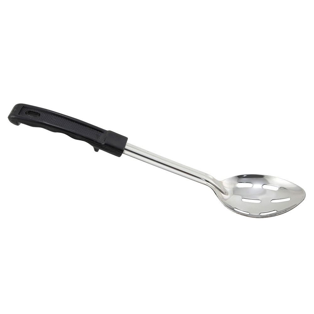Winco BHSP-13 13" Slotted Basting Spoon w/ Stop Hook & Bakelite Handle