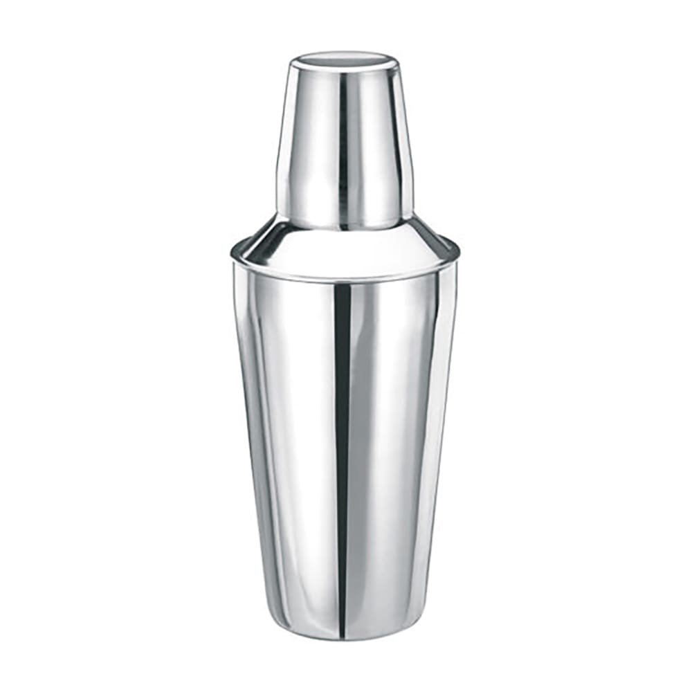 Winco BS-1P 16 oz Stainless Bar Cocktail Shaker Set