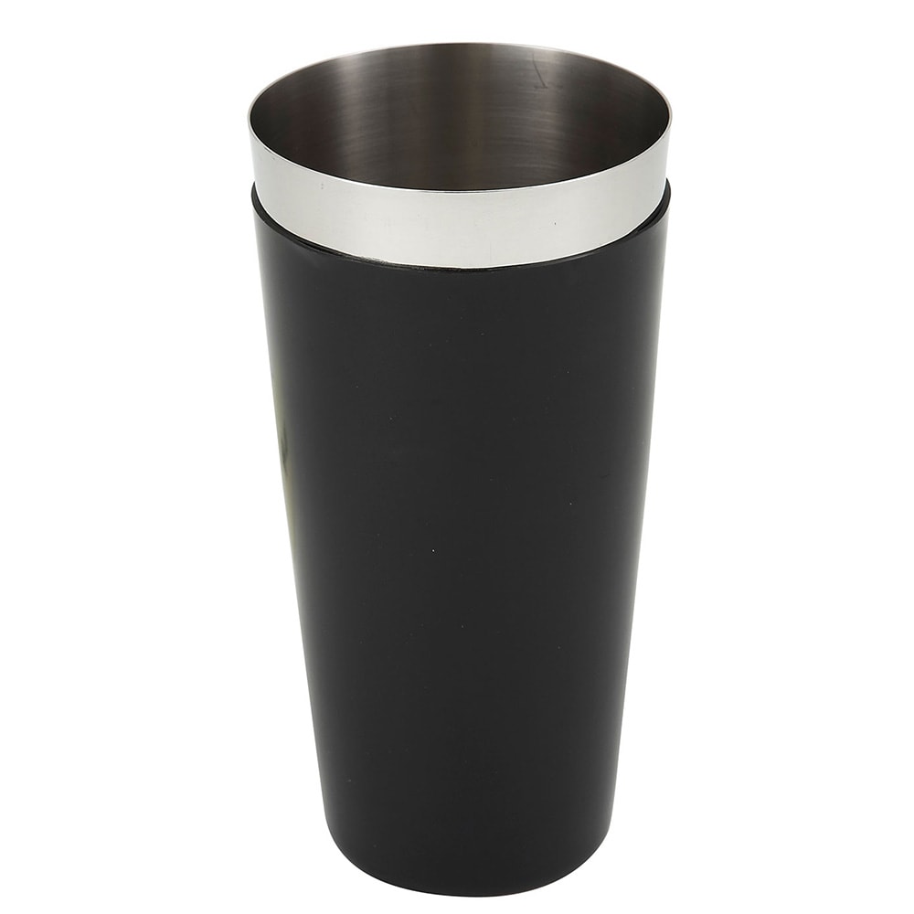 Winco BS-28P 28 oz Stainless Bar Cocktail Shaker, Black
