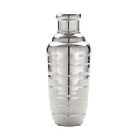 Winco BS-3B 24 oz Stainless Bar Cocktail Shaker Set thumbnail 2