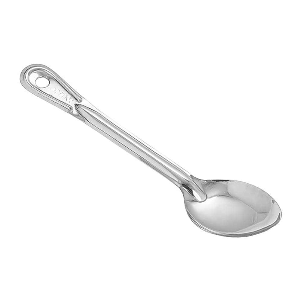 Winco BSON-11 11" Solid Basting Spoon, Stainless