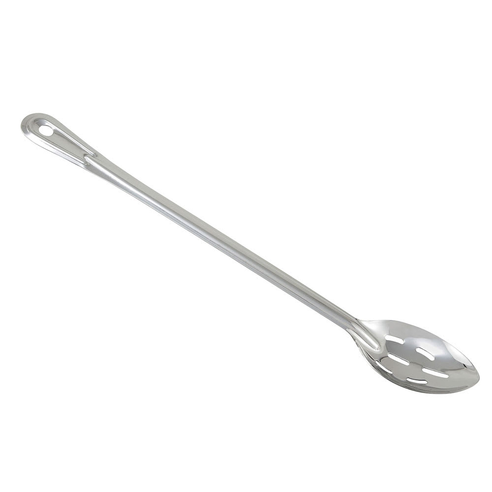 Winco BSST-18 18" Slotted Basting Spoon, Stainless