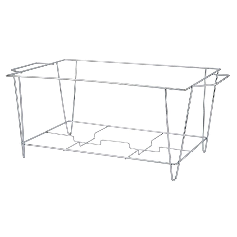 Winco C-3F Full Size Chafer Stand for Steam Table & Water Pans, Chrome Wire