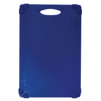 Winco CBN-1218BU Plastic Cutting Board - 12" x 18", Blue thumbnail 3