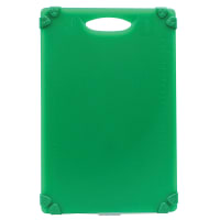 Winco CBN-1218GR Plastic Cutting Board - 12" x 18", Green thumbnail 3