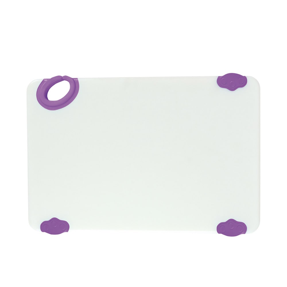 Winco CBN-1218PP Plastic Cutting Board - 12" x 18", Purple