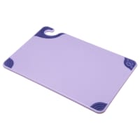 Winco CBN-1218PP Plastic Cutting Board - 12" x 18", Purple thumbnail 2
