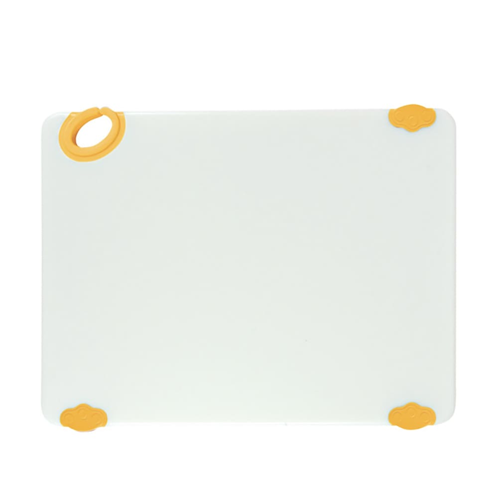 Winco CBN-1520YL Plastic Cutting Board - 15" x 20", Yellow