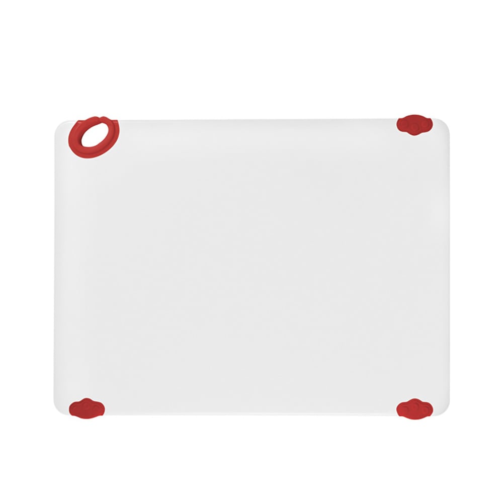 Winco CBN-1824RD Plastic Cutting Board - 18" x 24", Red