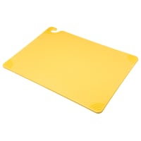 Winco CBN-1824YL Plastic Cutting Board - 18" x 24", Yellow thumbnail 3
