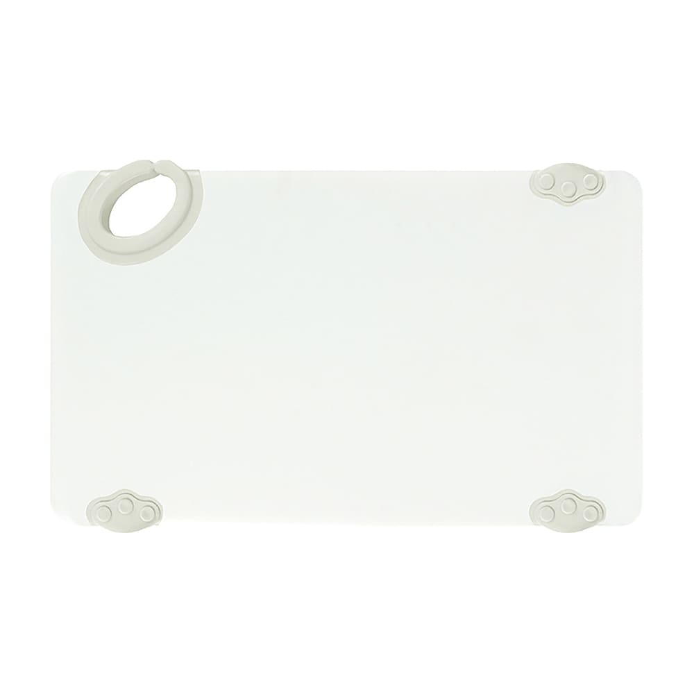 Winco CBN-610WT Plastic Cutting Board - 6" x 10", White