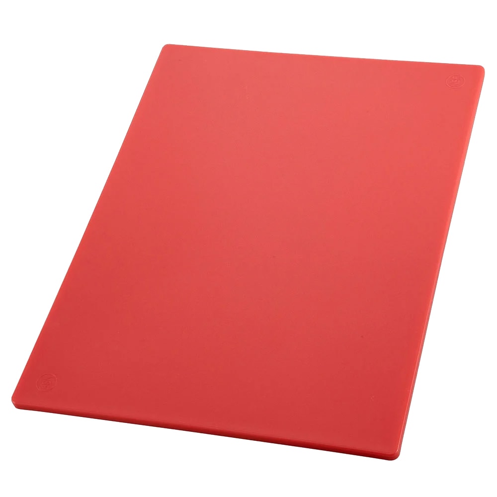 Winco CBRD-1824 Cutting Board, 18 x 24 x 1/2", Red