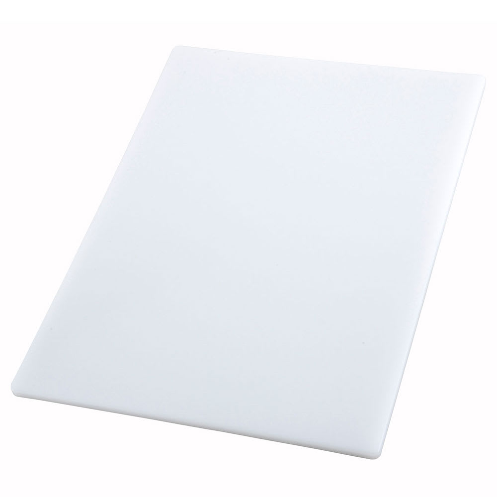 Winco CBWT-610 Cutting Board, 6 x 10 x 1/2", White