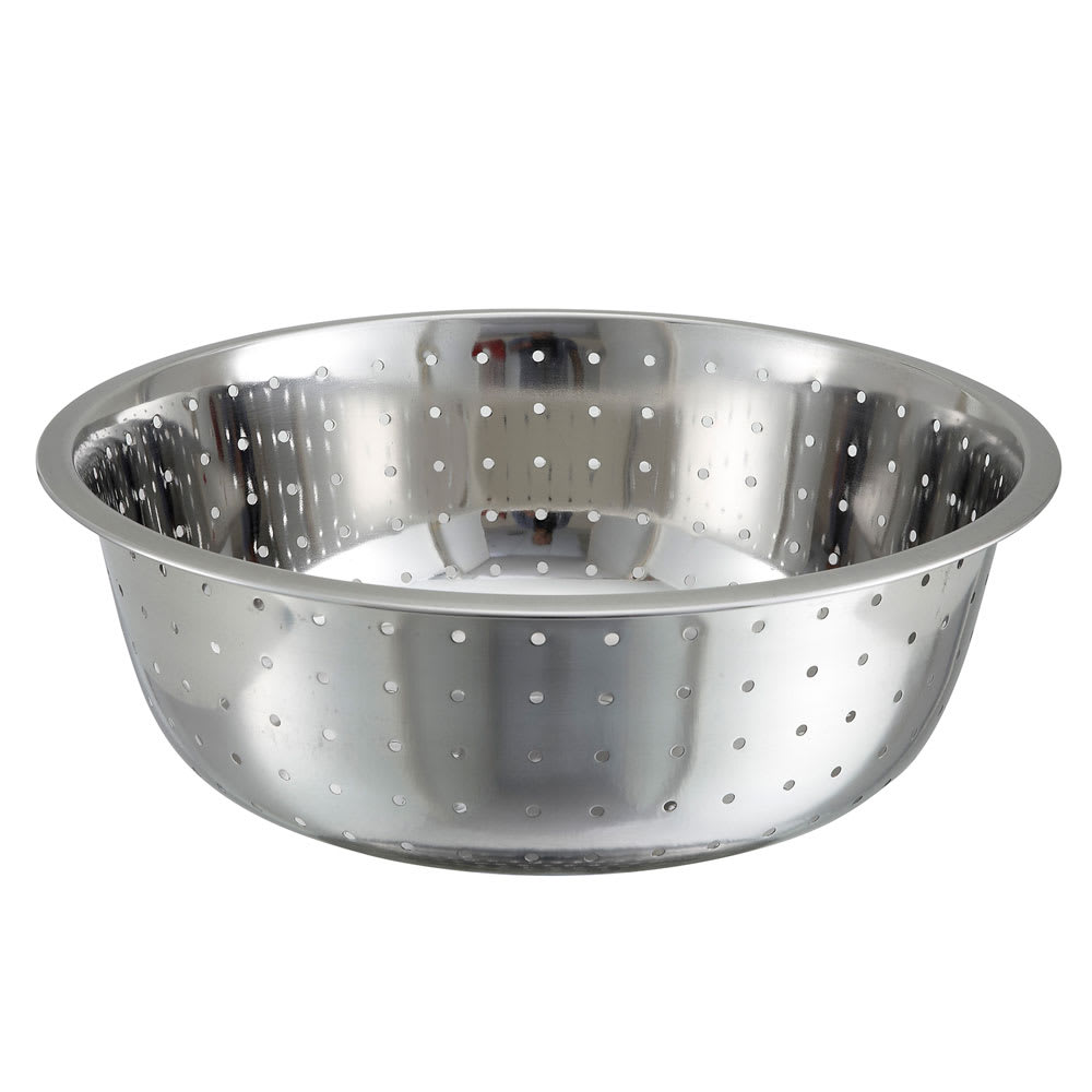 Winco CCOD-15L 15" Chinese Colander, Stainless