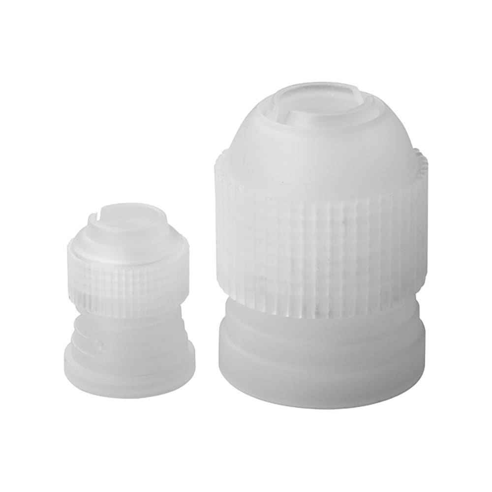Winco CDTC-2 Plastic Couplings for Cake Decorating Tubes, 2 Sizes