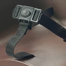 Winco CHB-1P Single Height Booster Seat w/ Safety Strap - Plastic, Brown thumbnail 2