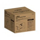 Winco CHB-1P Single Height Booster Seat w/ Safety Strap - Plastic, Brown thumbnail 4