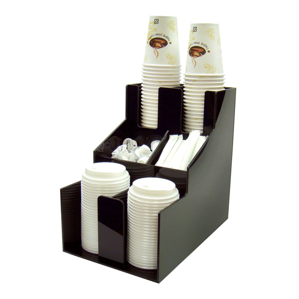 Winco CLSO-2T Cup & Lid Organizer, (6) Compartments, All Cup Types
