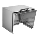 Winco C-RCF Full Size Roll Top Food Pan Cover, Stainless thumbnail 2