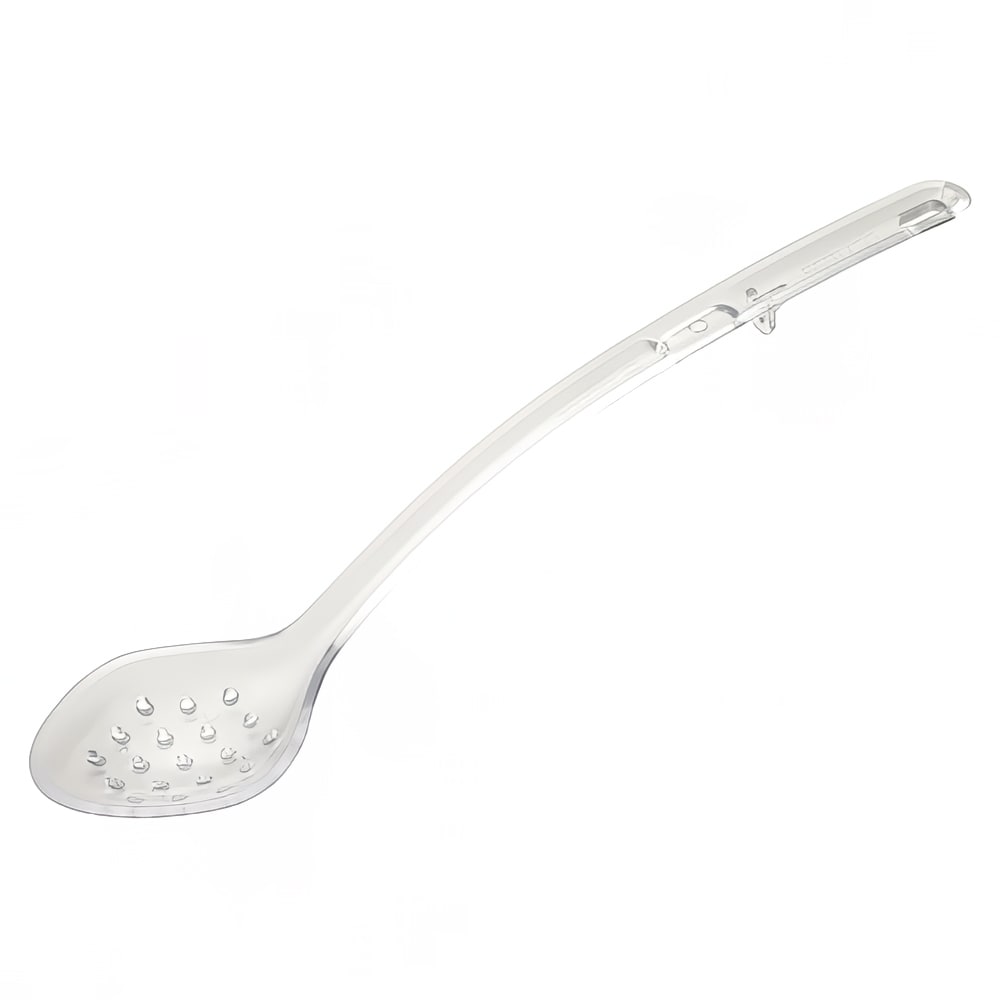 Winco CVPS-15C 15" Perforated Serving Spoon - Plastic, Clear