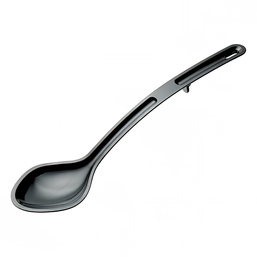 Winco CVSS-13K 13" Solid Serving Spoon - Plastic, Black