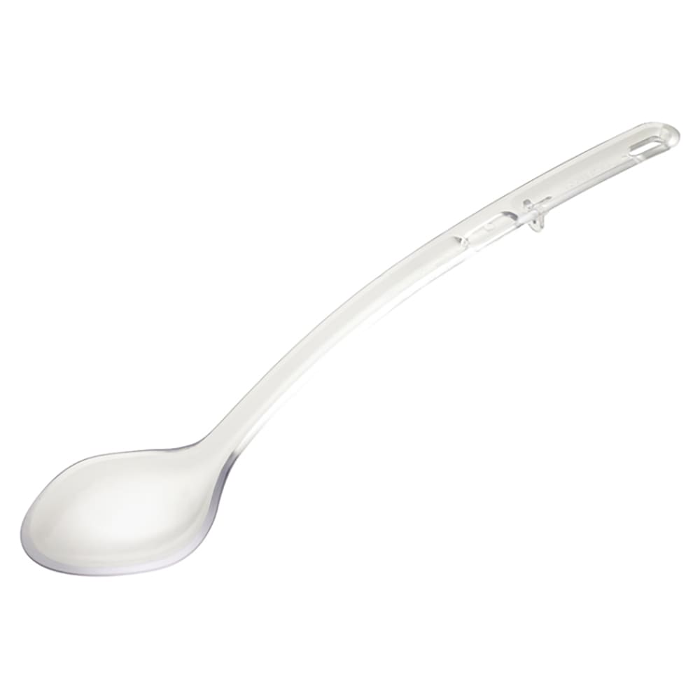 Winco CVSS-15C 15" Solid Serving Spoon - Plastic, Clear