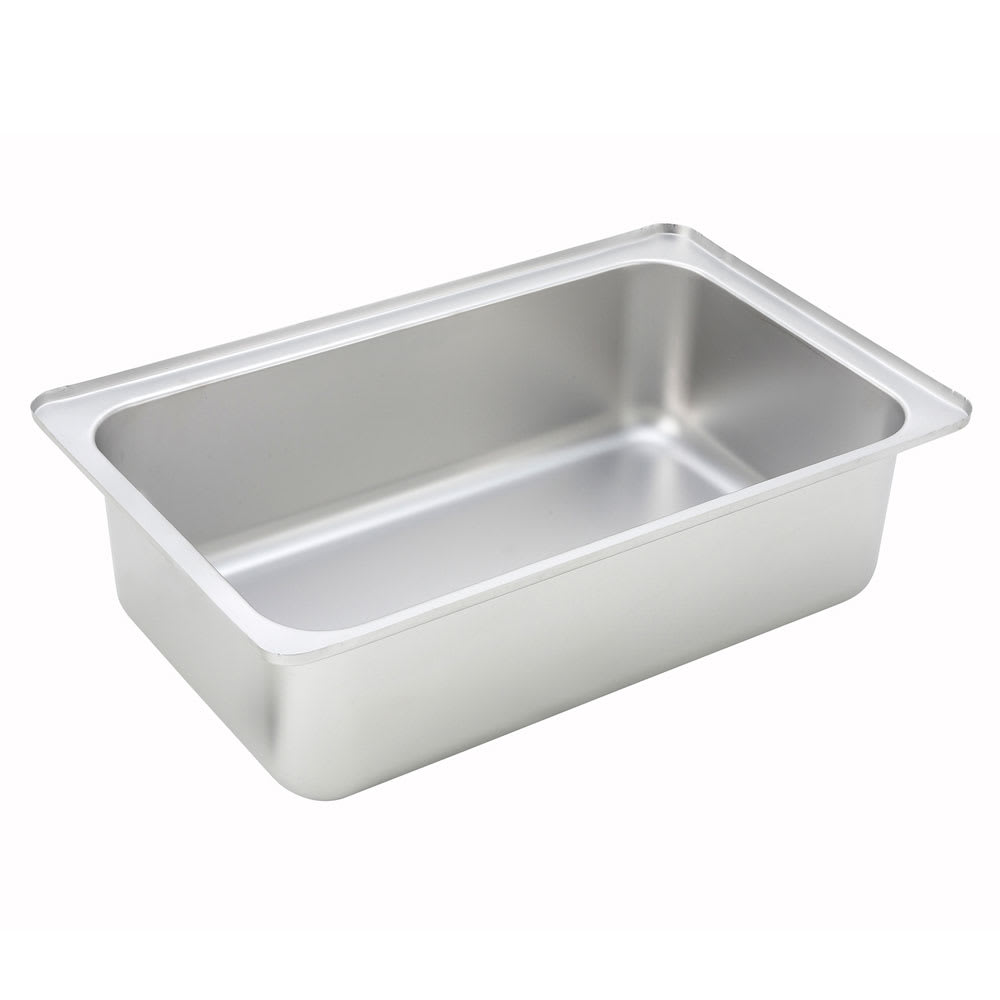 Winco C-WPF6 Full-Size Water Pan, 6" Deep, Stainless