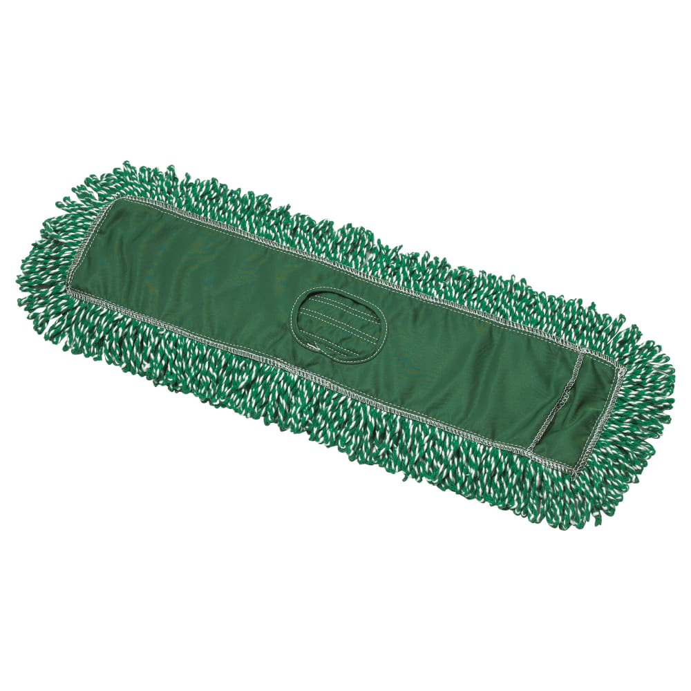 Winco DMM-24H 24" Dust Mop Head Only w/ Looped Ends, Green