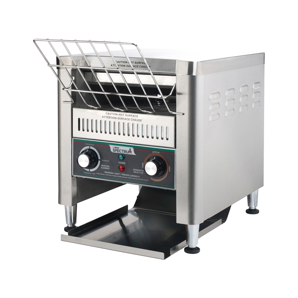Winco ECT-300 Conveyor Toaster - 300 Slices/hr w/ 2 1/2" Product Opening, 120v